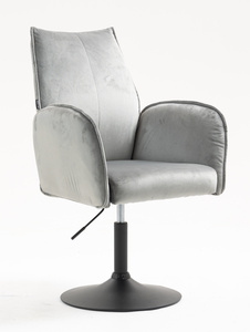 HR280N Acél Modern Velúr Szék Fekete lábbal