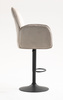 HR280W Latte Modern Velúr Szék Fekete lábbal