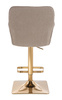 HR550KW Latte modern boucle  szék arany lábbal