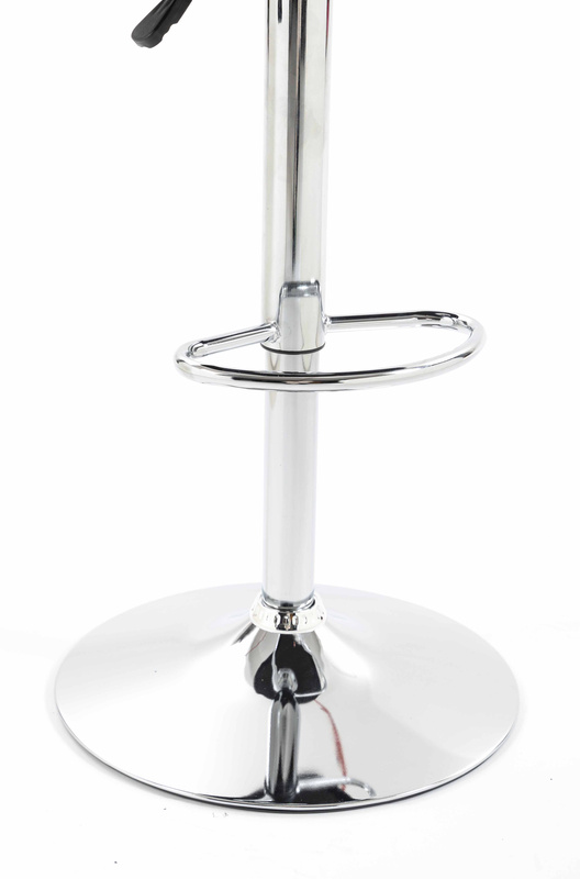 HR250W Fekete modern velúr szék krómozott lábbal