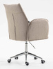 HR280K Latte modern boucle szék krómozott lábbal