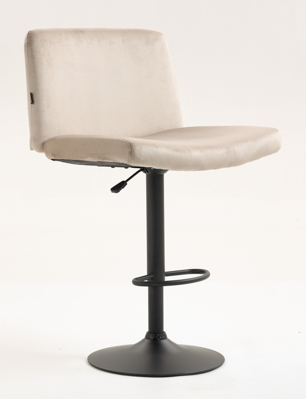 HR150W Latte Modern Velúr Szék Fekete lábbal