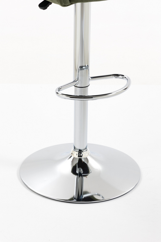 HR250W Catifea Reiată Premium Culoare Verde Salvie Krómozott Lábbal