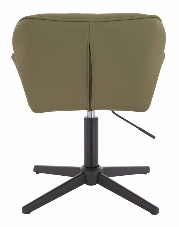 HR111CROSS Khaki Műbőr Premium Soft szék fekete lábbal