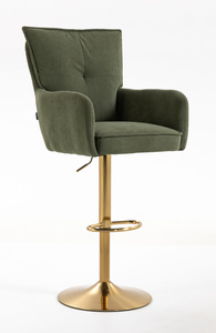 HR250W Catifea Reiată Premium Culoare Verde Salvie Arany Lábbal