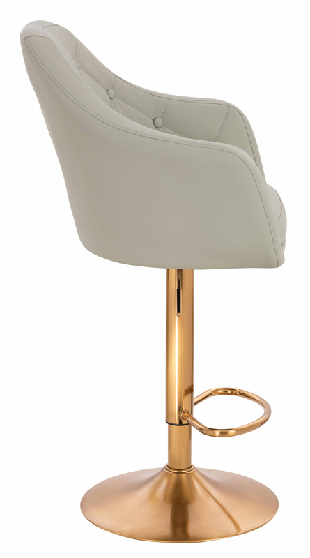 HR831W Len Szín Műbőr Premium Soft szék Arany lábbal