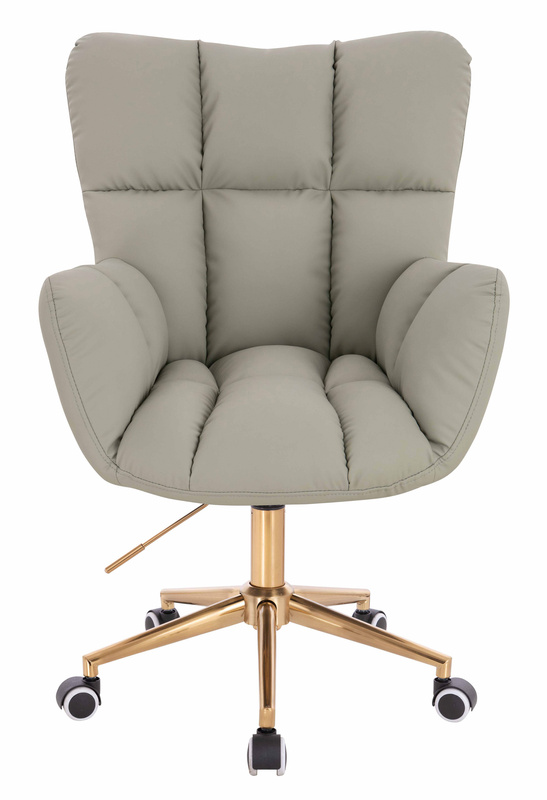 HR650K Len Szín Műbőr Premium Soft szék arany lábbal