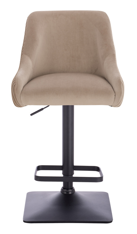 HR920KW Latte Modern Velúr Szék Fekete lábbal