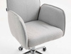 HR280K Szürke modern boucle szék krómozott lábbal
