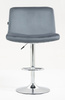 HR150W Grafit Modern Velúr Szék Krómozott lábbal