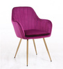 HR2022 Fukszia modern velúr szék