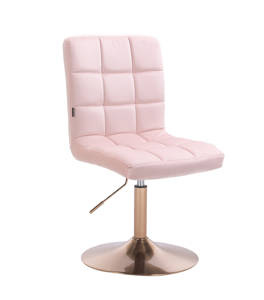 HR7009N Rózsaszín modern velúr szék arany lábbal