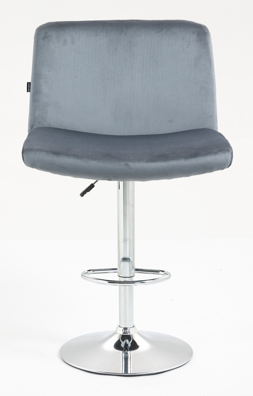 HR150W Grafit Modern Velúr Szék Krómozott lábbal