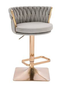 HR450KW Acél Modern Velúr Szék Arany lábbal