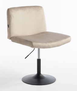 HR150N Latte Modern Velúr Szék Fekete lábbal
