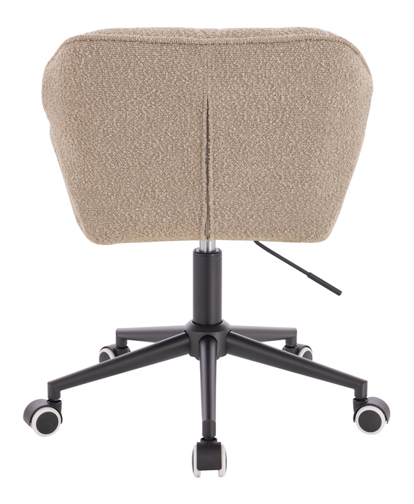 HR111N Latte modern boucle szék fekete lábbal