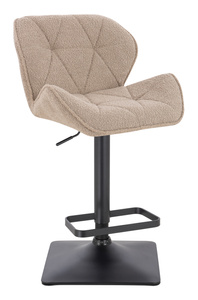 HR111KW Latte modern boucle  szék fekete lábbal