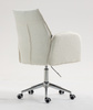 HR280K Krémszínű modern boucle szék krómozott lábbal