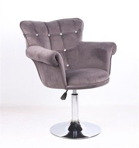 HR804CN Grafit modern velúr szék