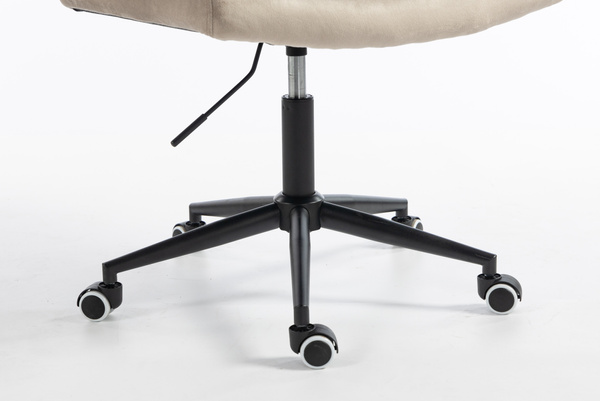 HR150K Latte Modern Velúr Szék Fekete lábbal