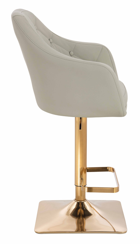 HR831KW Len Szín Műbőr Premium Soft szék Arany lábbal