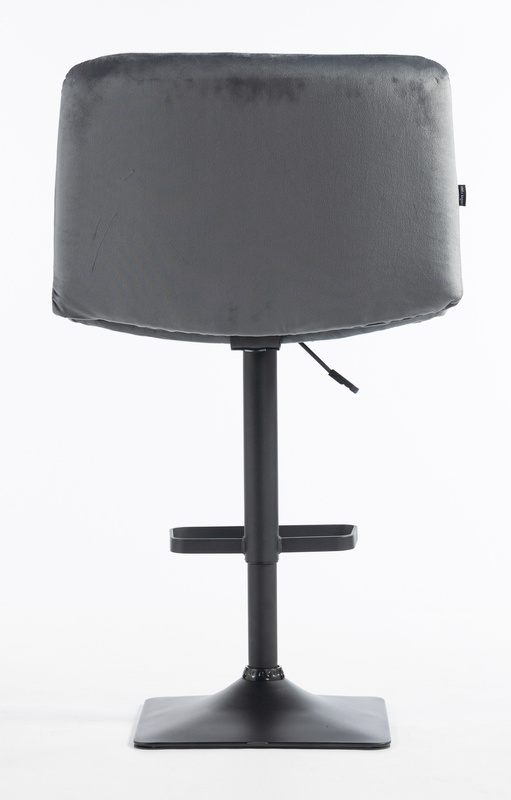 HR150KW Grafit Modern Velúr Szék Fekete lábbal