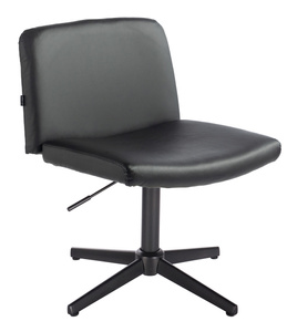 HR150CROSS Fekete Modern Műbőr Szék Fekete lábbal