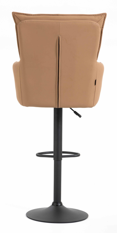 HR250W Karamell Színű Prémium Soft Műbőr Szék Fekete Lábbal