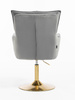 HR250N Grafit modern velúr szék arany lábbal