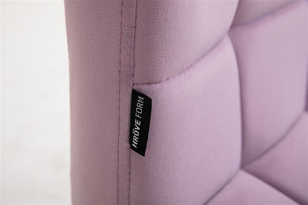 HR7009N Halványlila modern velúr szék