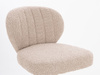 HR193CROSS Latte modern boucle  szék arany lábbal