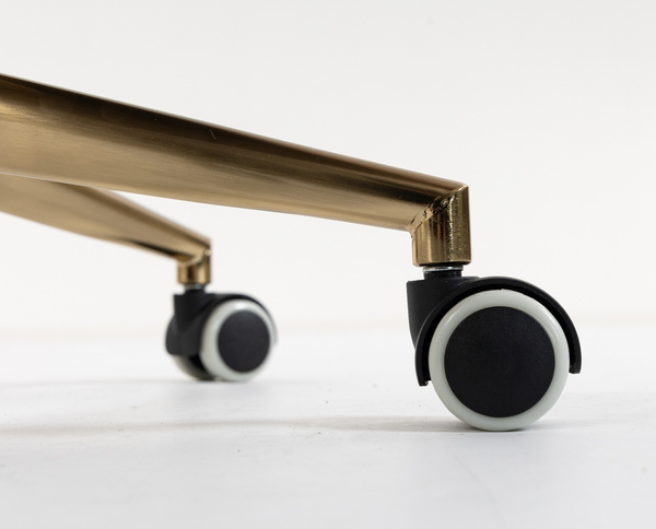 HR250K Púder Rózsaszín modern velúr szék arany lábbal