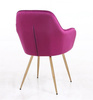 HR2022 Fukszia modern velúr szék