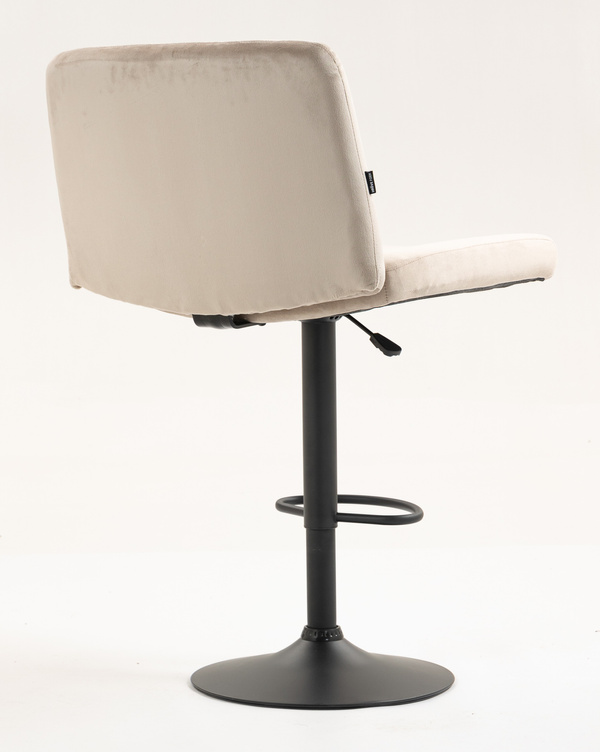HR150W Latte Modern Velúr Szék Fekete lábbal