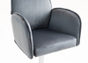 HR280W Grafit Modern Velúr Szék Krómozott lábbal