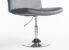 HR150N Grafit Modern Velúr Szék Krómozott lábbal