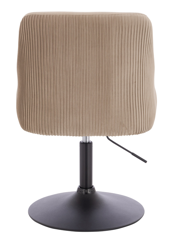 HR920N Latte Modern Velúr Szék Fekete lábbal
