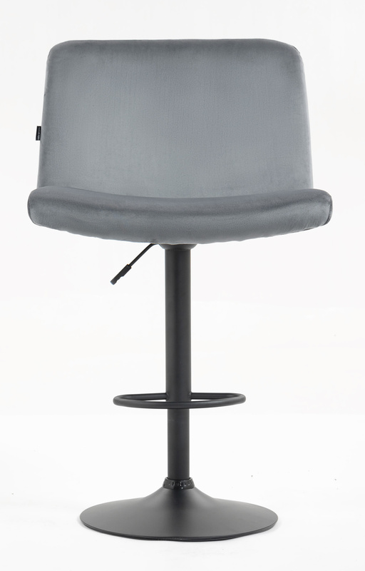 HR150W Grafit Modern Velúr Szék Fekete lábbal