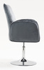 HR280N Grafit Modern Velúr Szék Krómozott lábbal