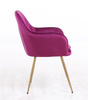 HR2022 Fukszia modern velúr szék