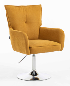 HR250N Curry Sárga Prémium Kordbársony Krómozott Lábbal