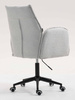 HR280K Szürke modern boucle szék fekete lábbal