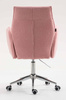 HR280K Púder Rózsaszín modern boucle szék krómozott lábbal