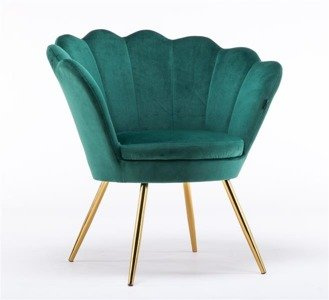 FREY Sötétzöld Velúr szék