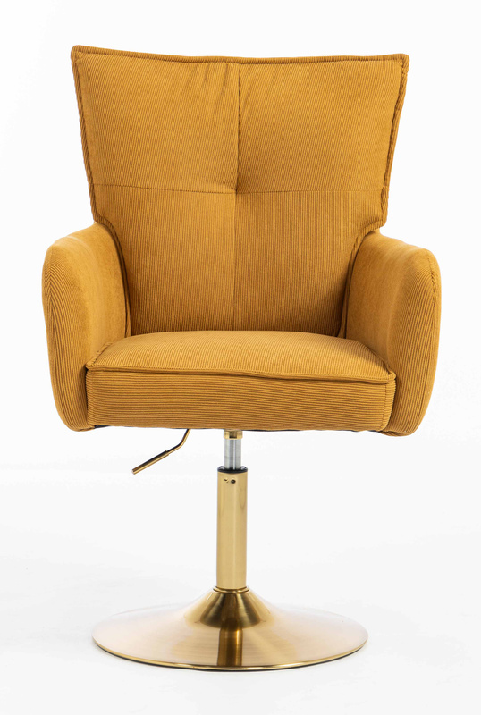 HR250N Curry Sárga Prémium Kordbársony Arany Lábbal