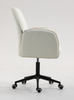 HR280K Krémszínű modern boucle szék fekete lábbal