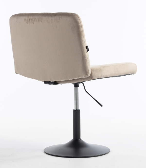 HR150N Latte Modern Velúr Szék Fekete lábbal