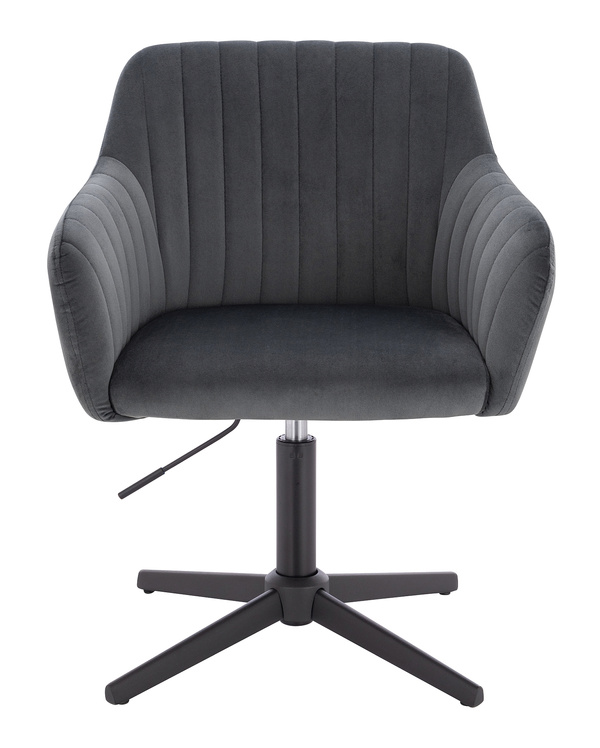 HR190CROSS Grafit Modern Velúr Szék Fekete lábbal