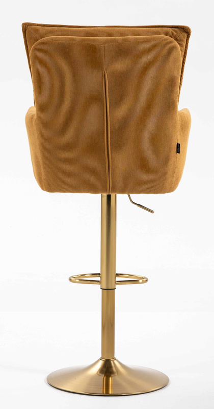 HR250W Curry Sárga Prémium Kordbársony Arany Lábbal