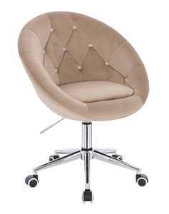 HR8516CK Latte modern velúr szék